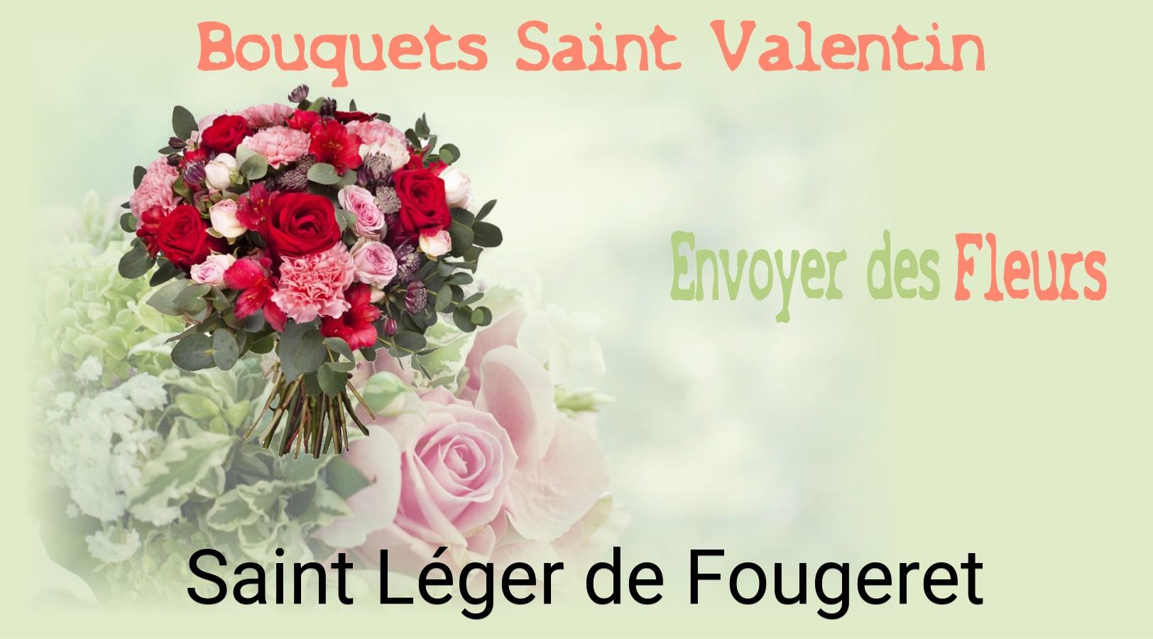 Roses de Saint-Valentin livrées à Saint-Léger-de-Fougeret